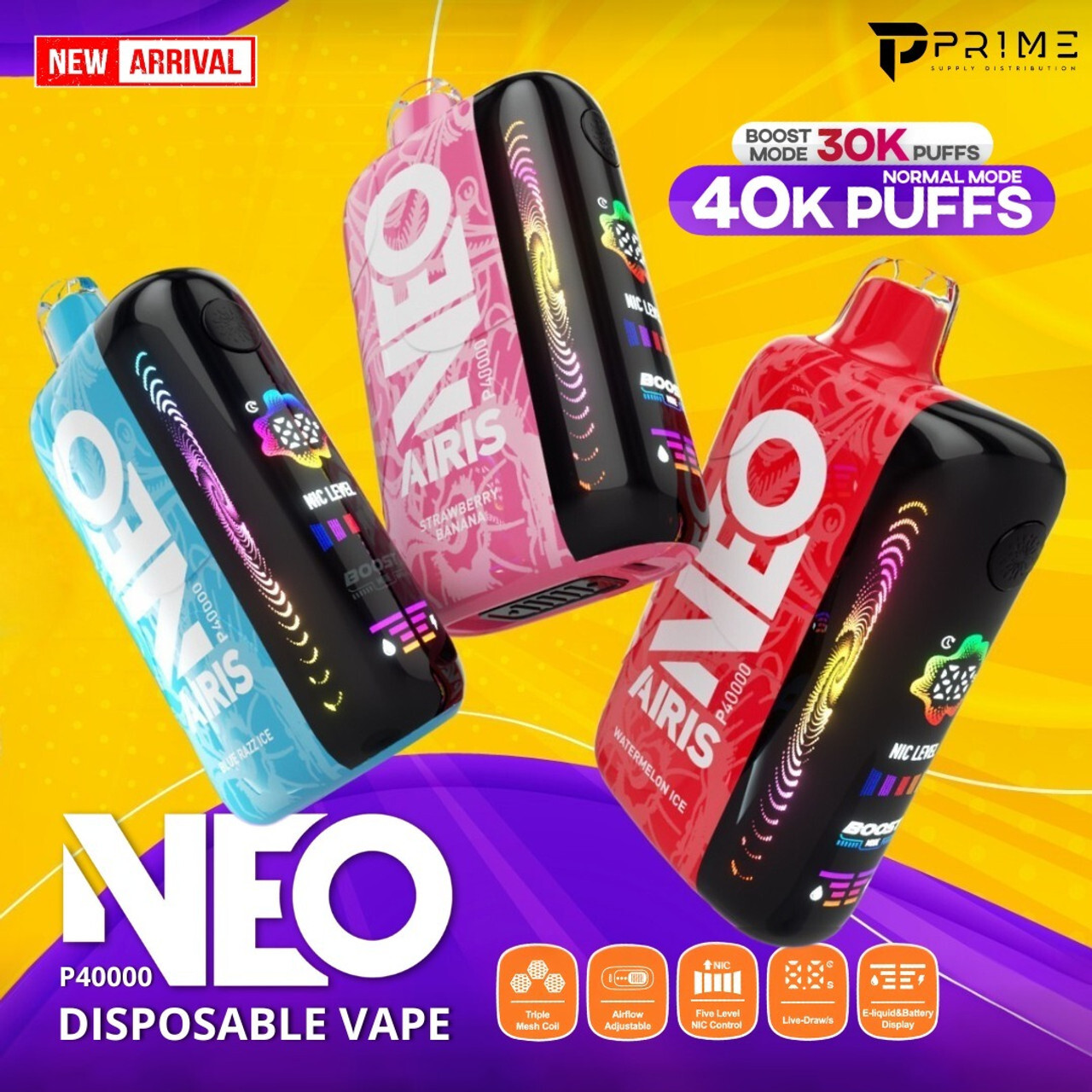 Airis Neo P40000 Disposable Vape