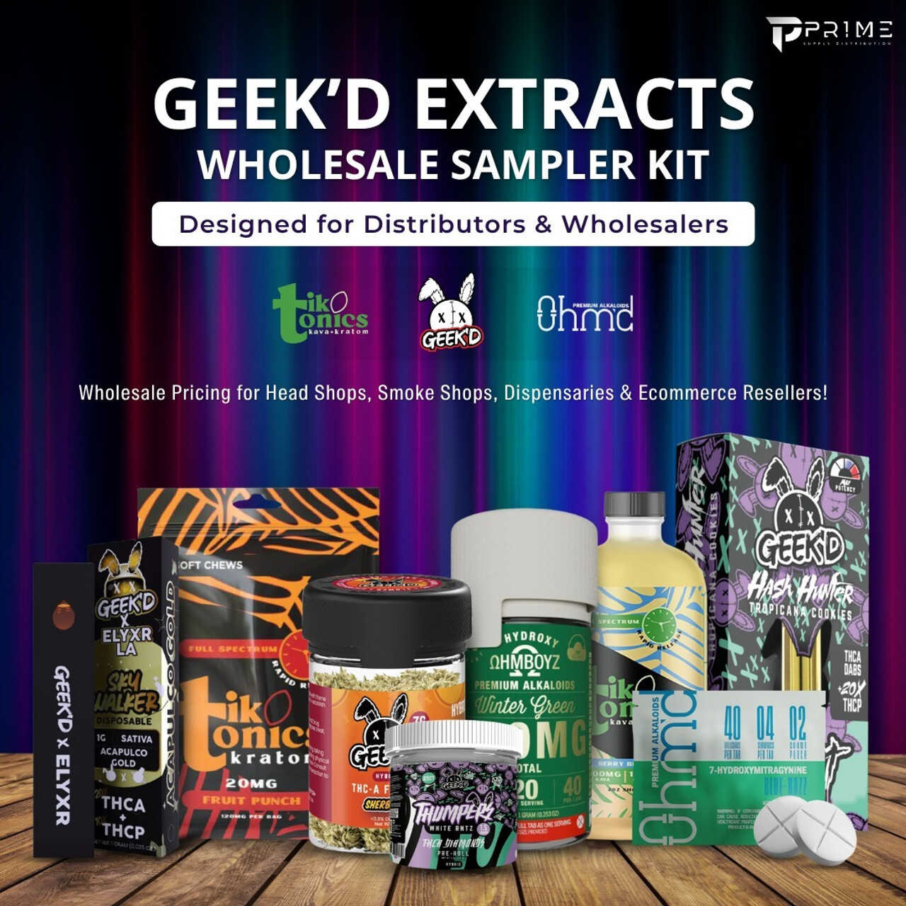 GEEK’D Extracts Wholesale Sampler Kit
